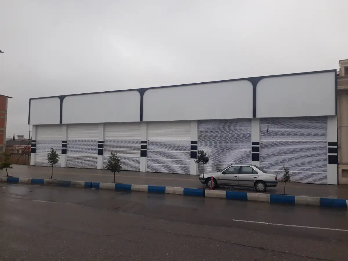 اجرای نمای کامپوزیت مجموعه واحدهای تجاری