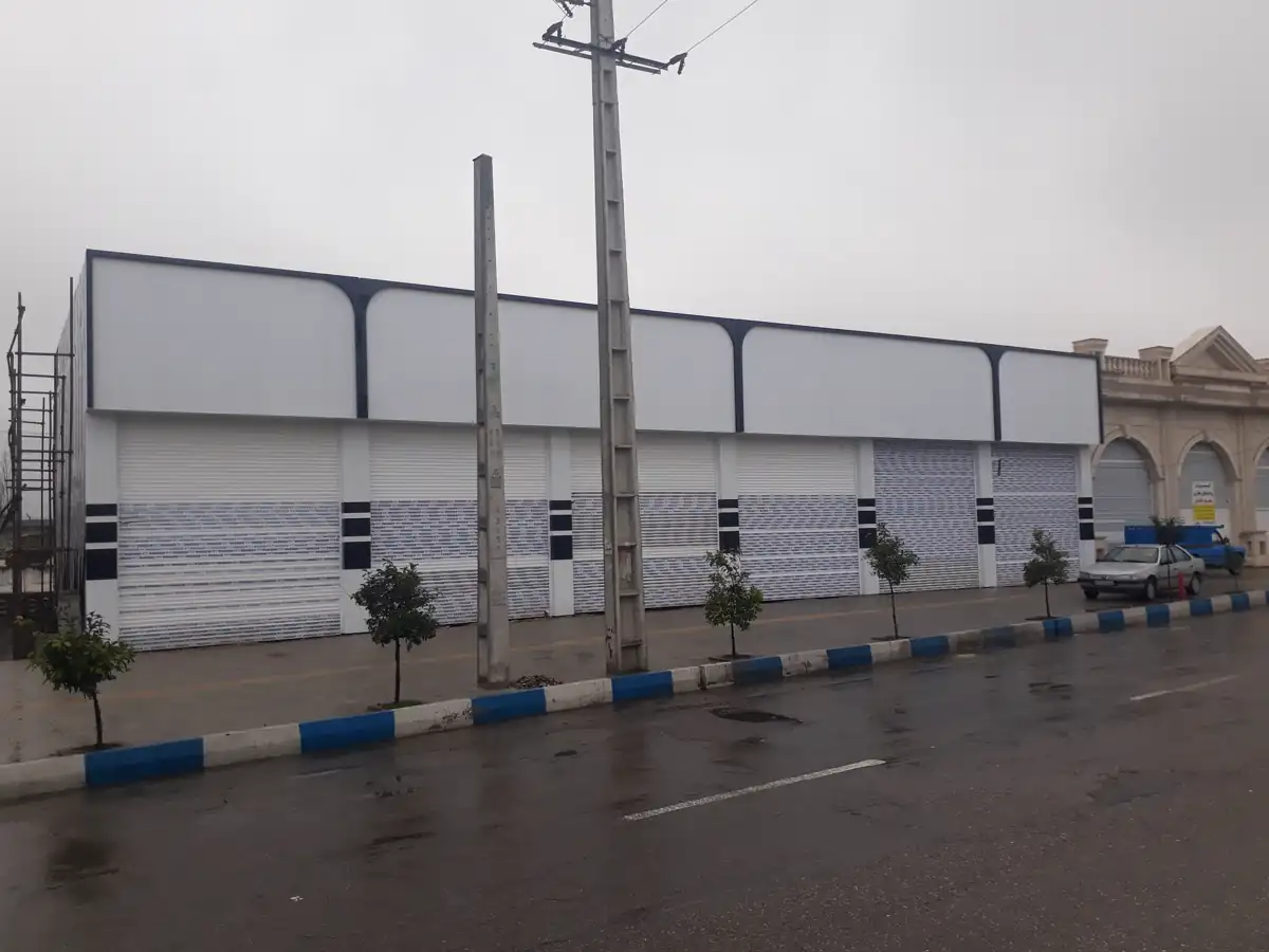 اجرای نمای کامپوزیت مجموعه واحدهای تجاری